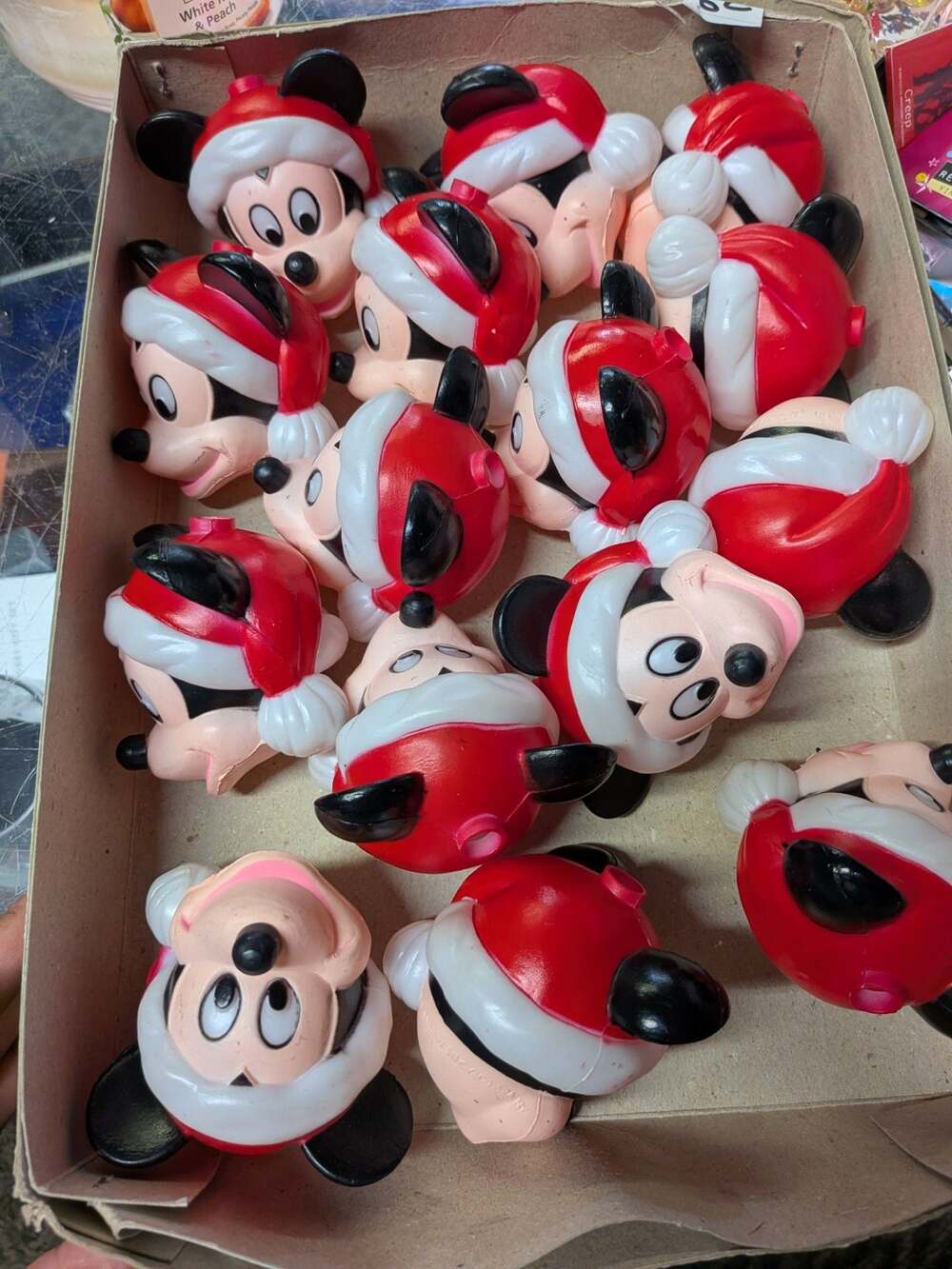 Vintage Walt Disney Co Mickey Mouse Santa  String Light Cover